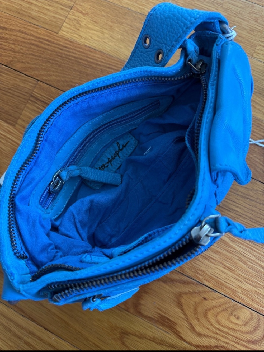 Free People Wade Leather Sling One Size - Picture 4 of 4